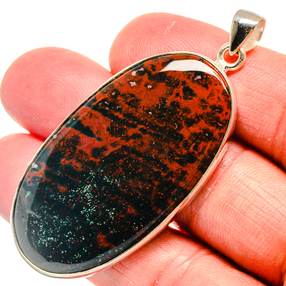 Bloodstone Pendants handcrafted by Anasilvercos - PD22250