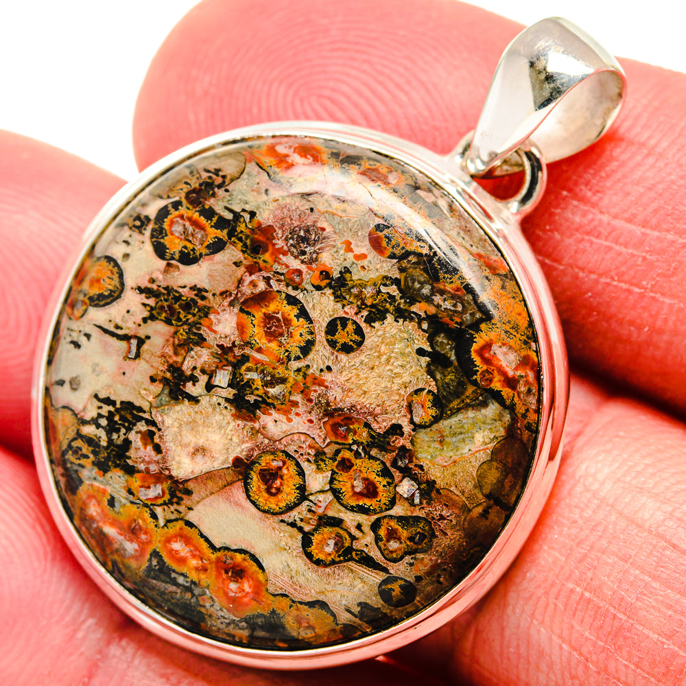 Poppy Jasper Pendants handcrafted by Anasilvercos - PD22254
