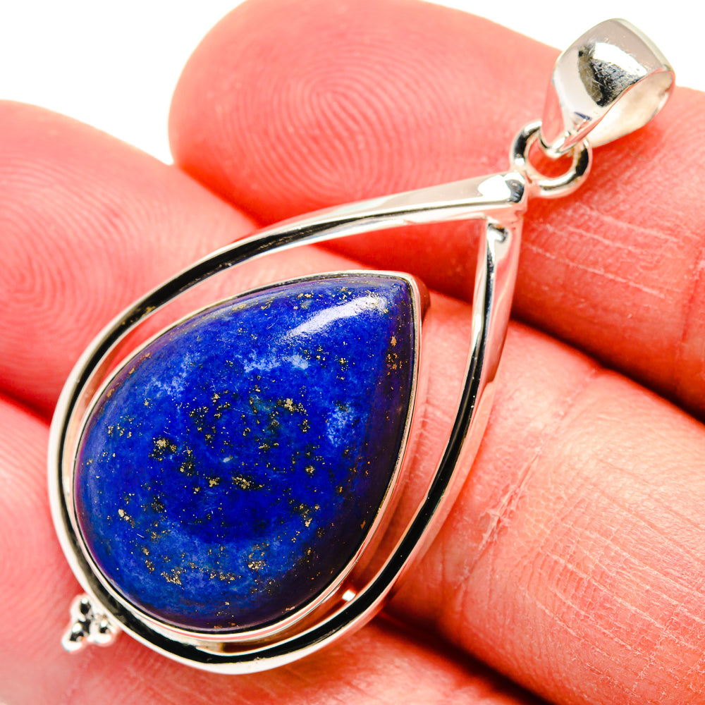 Lapis Lazuli Pendants handcrafted by Anasilvercos - PD22273