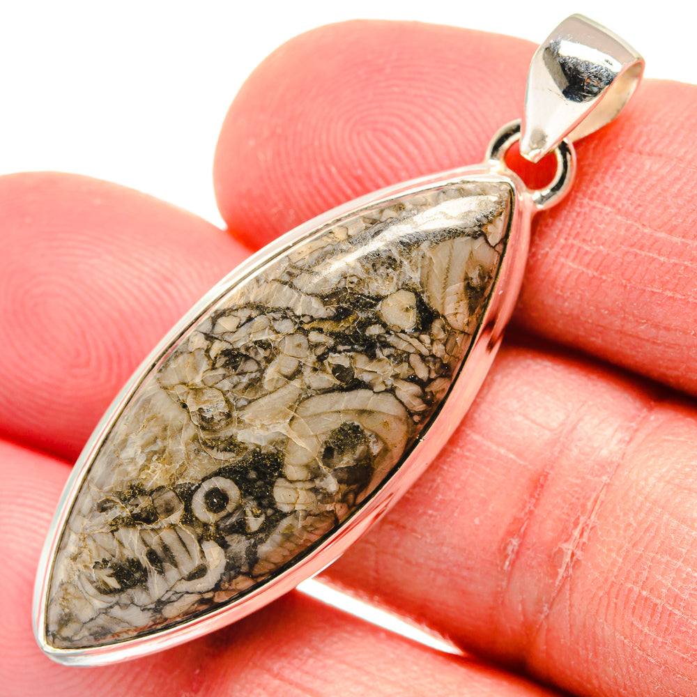 Pinolith Jasper Pendants handcrafted by Anasilvercos - PD22285