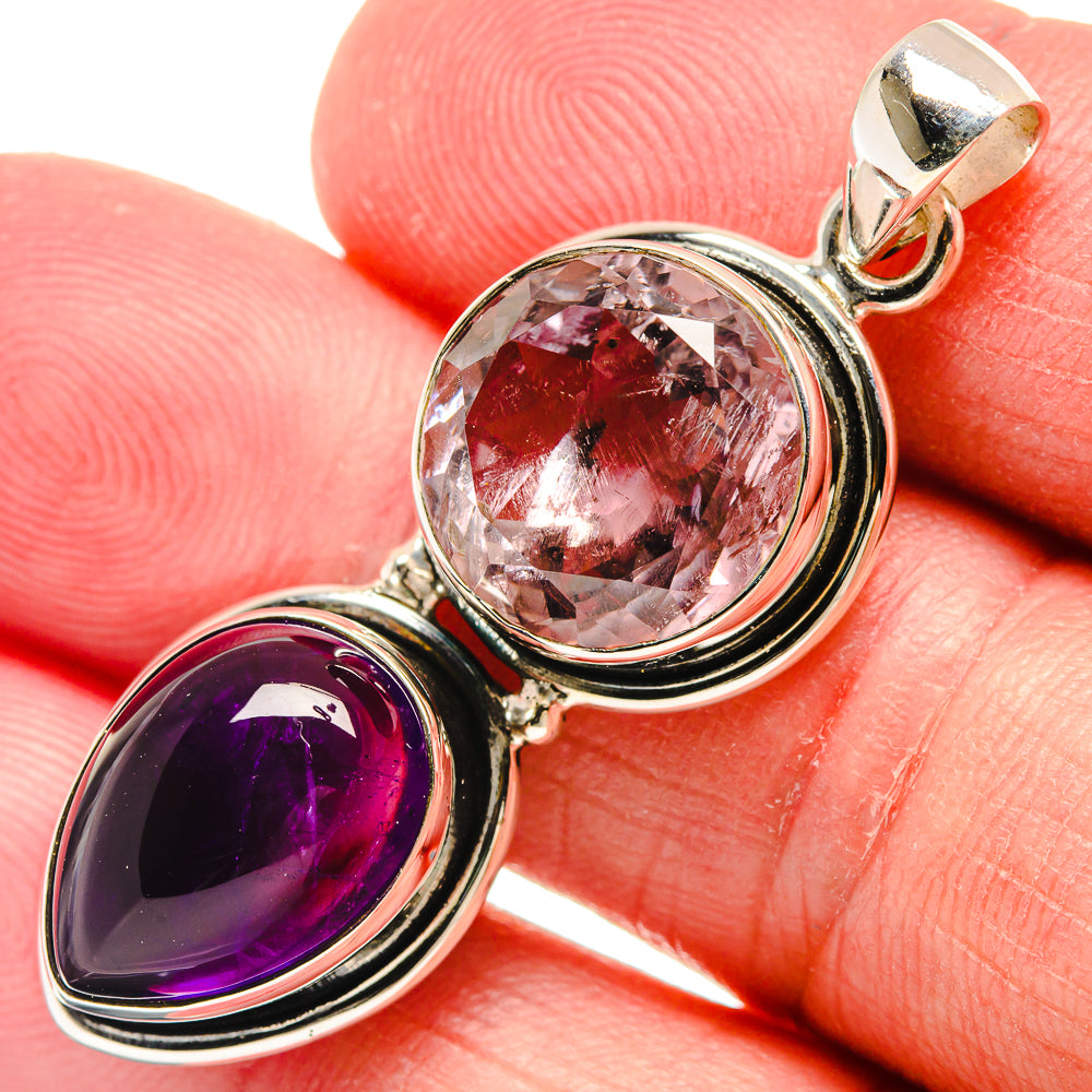 Amethyst Pendants handcrafted by Anasilvercos - PD22318