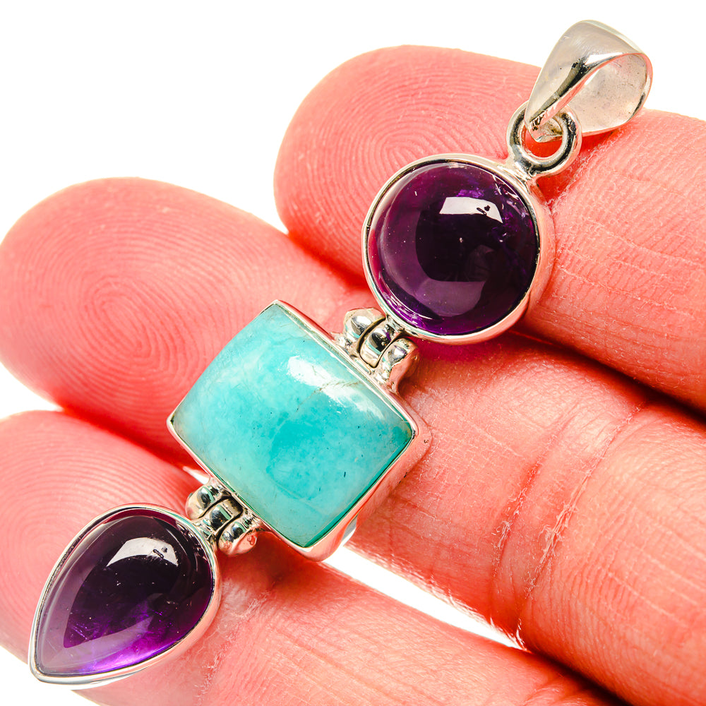 Larimar Pendants handcrafted by Anasilvercos - PD22329