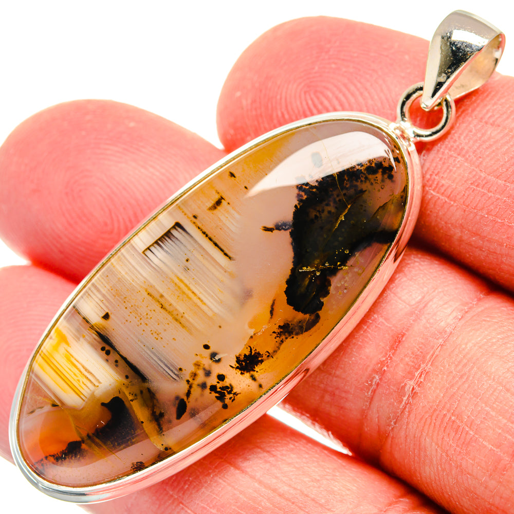 Montana Agate Pendants handcrafted by Anasilvercos - PD22342