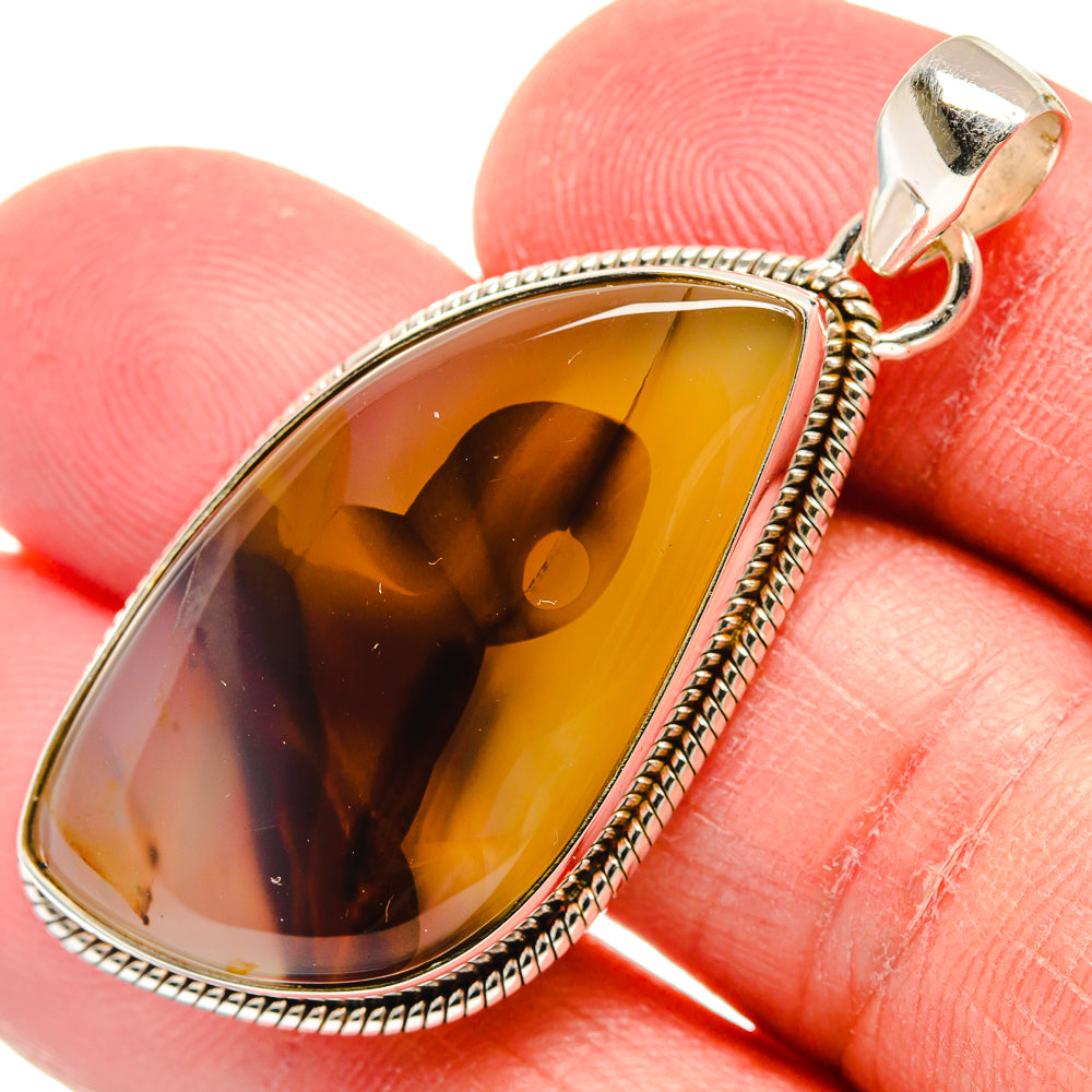 Montana Agate Pendants handcrafted by Anasilvercos - PD22343