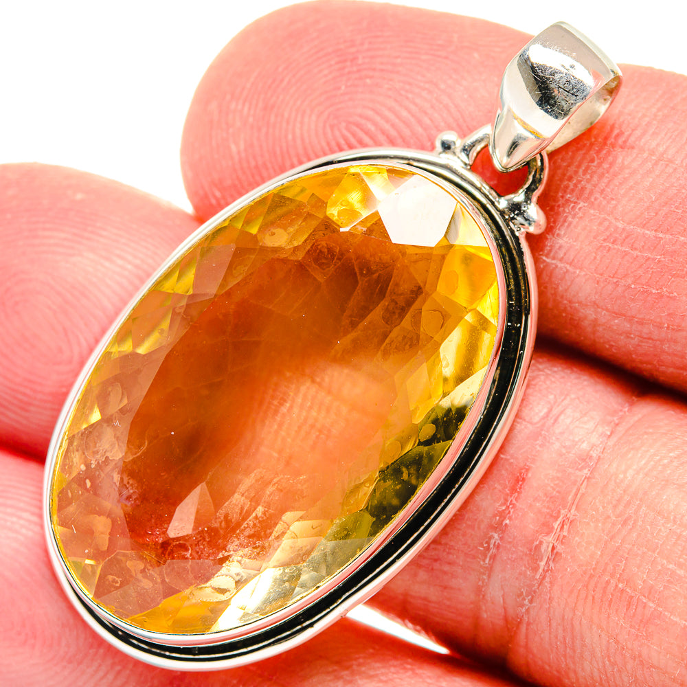 Citrine Pendants handcrafted by Anasilvercos - PD22345