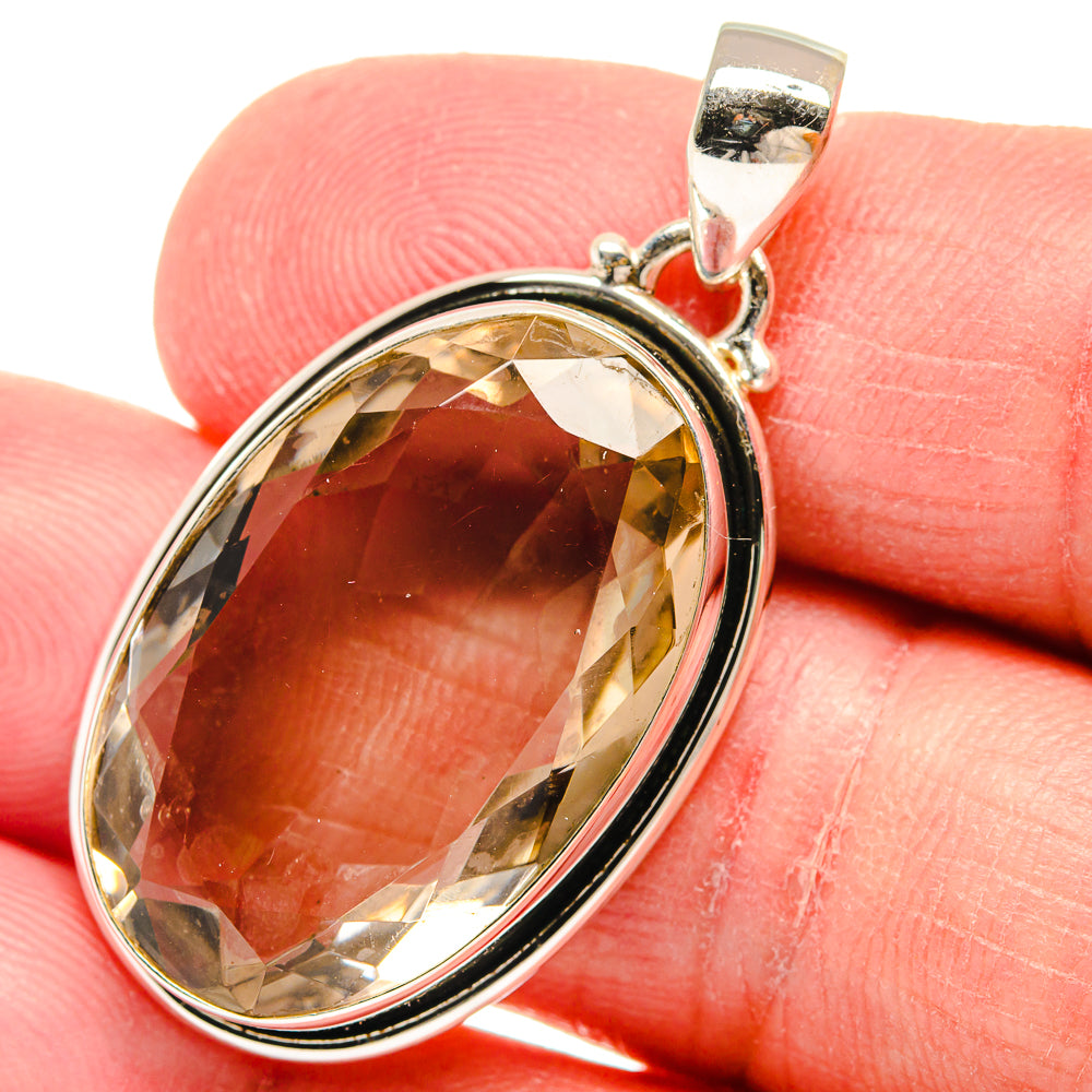 Smoky Quartz Pendants handcrafted by Anasilvercos - PD22361