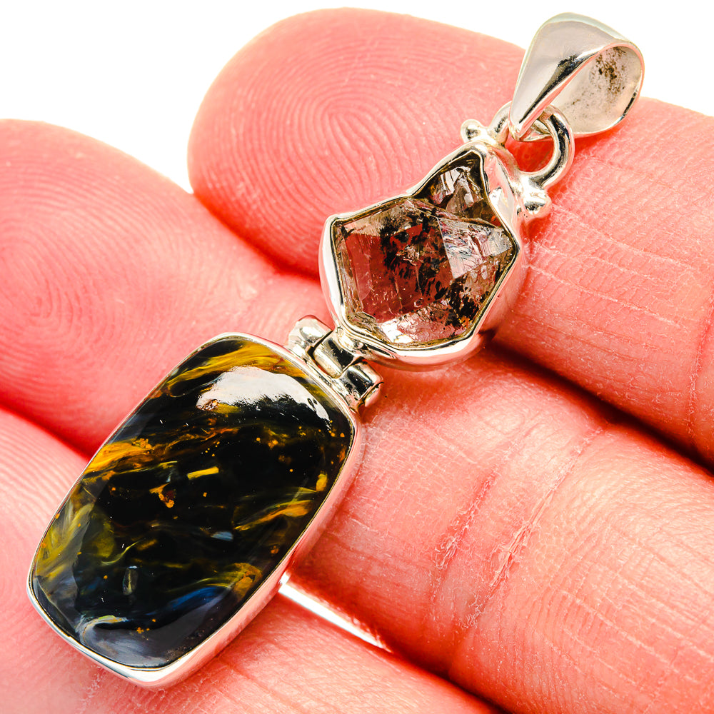Pietersite Pendants handcrafted by Anasilvercos - PD22367