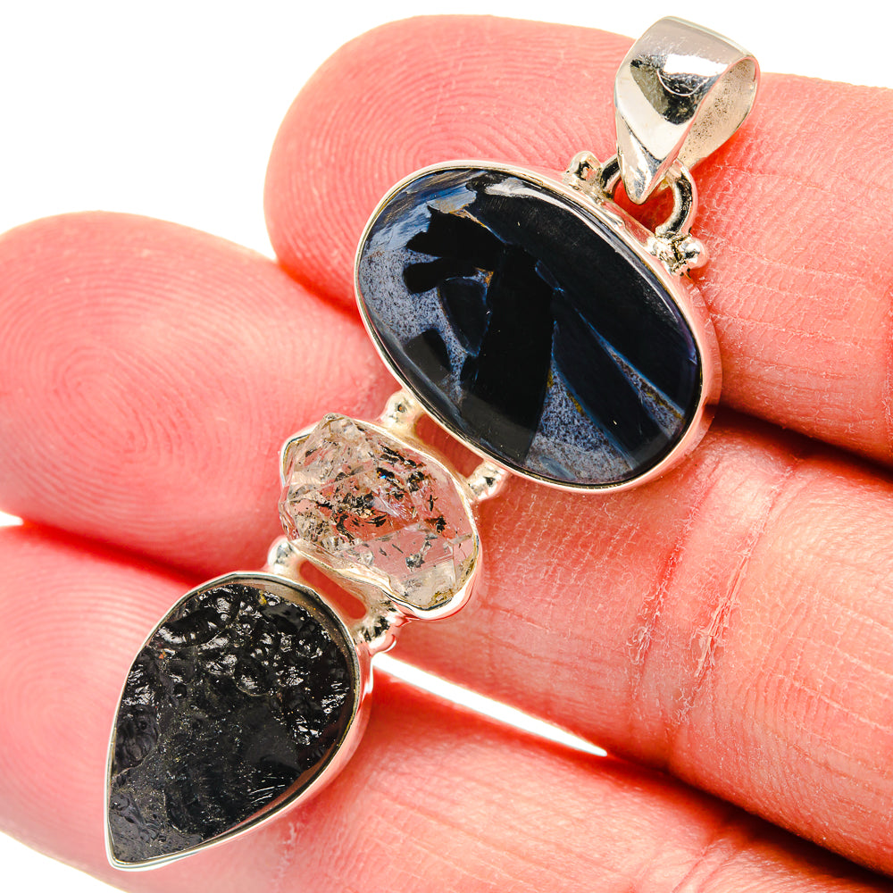 Pietersite Pendants handcrafted by Anasilvercos - PD22368