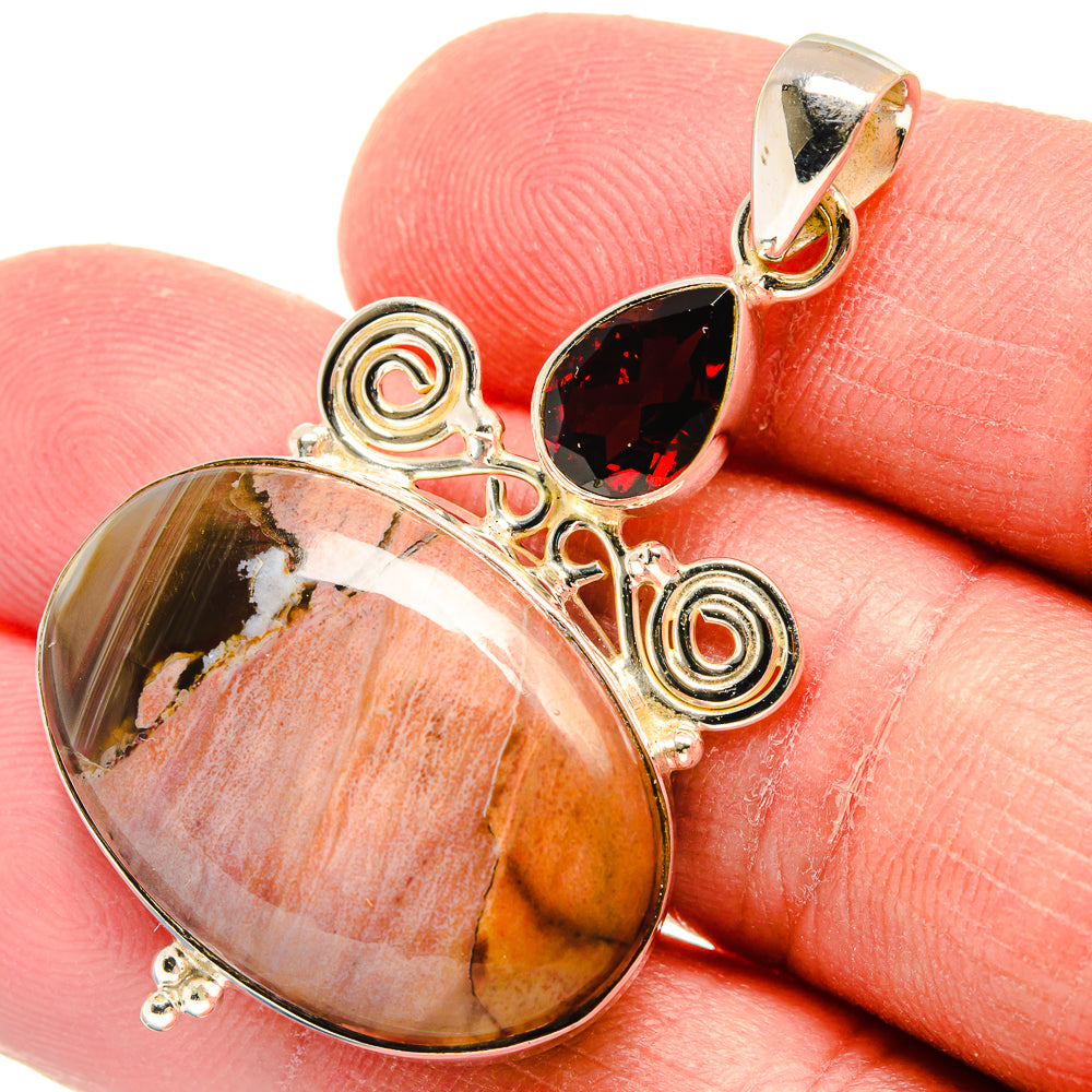 Butterfly Jasper Pendants handcrafted by Anasilvercos - PD22376