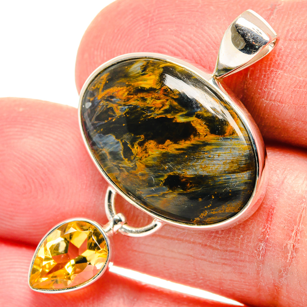 Pietersite Pendants handcrafted by Anasilvercos - PD22380
