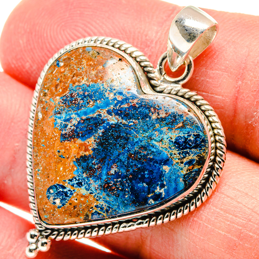 Shattuckite Pendants handcrafted by Anasilvercos - PD22382