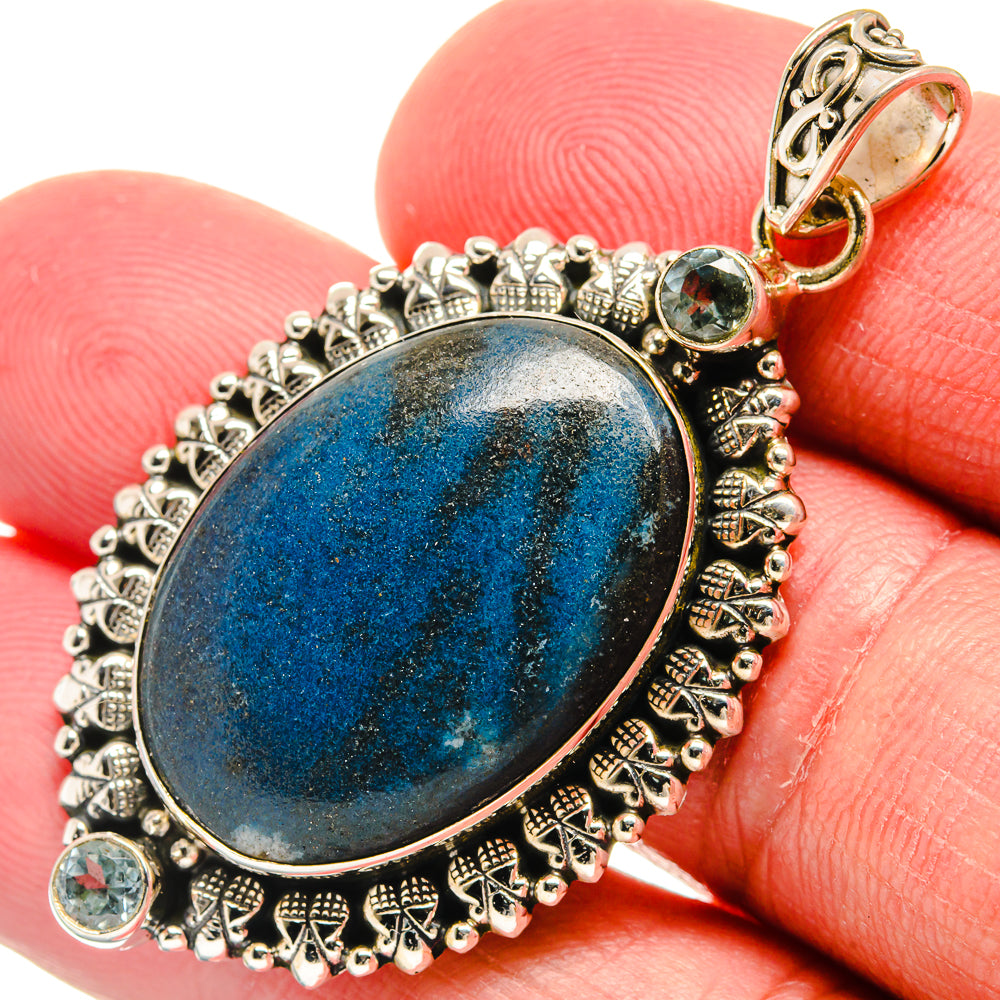 Shattuckite Pendants handcrafted by Anasilvercos - PD22393
