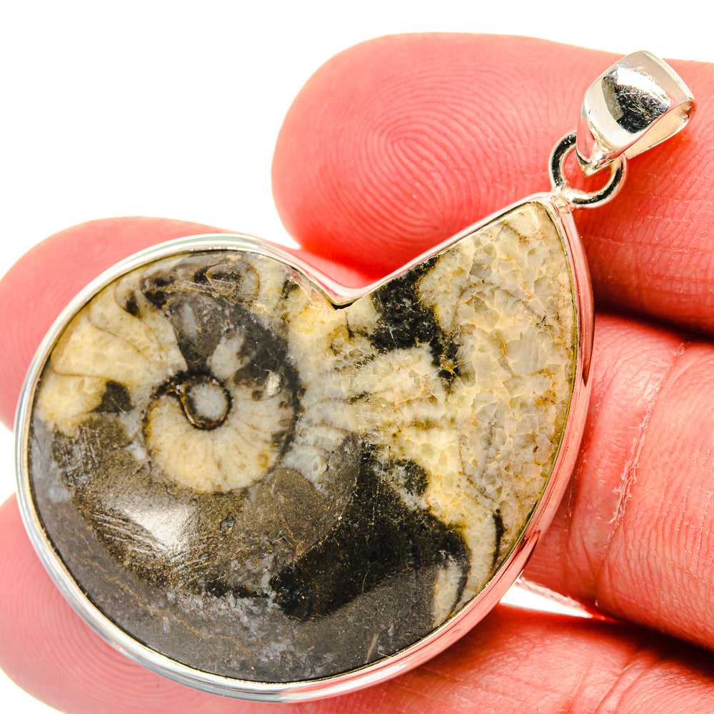Pinolith Fossil Pendants handcrafted by Anasilvercos - PD22400