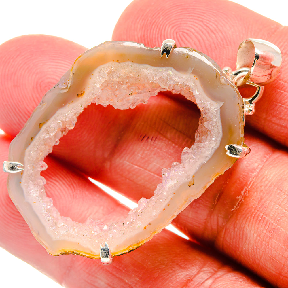 Geode Slice Pendants handcrafted by Anasilvercos - PD22403