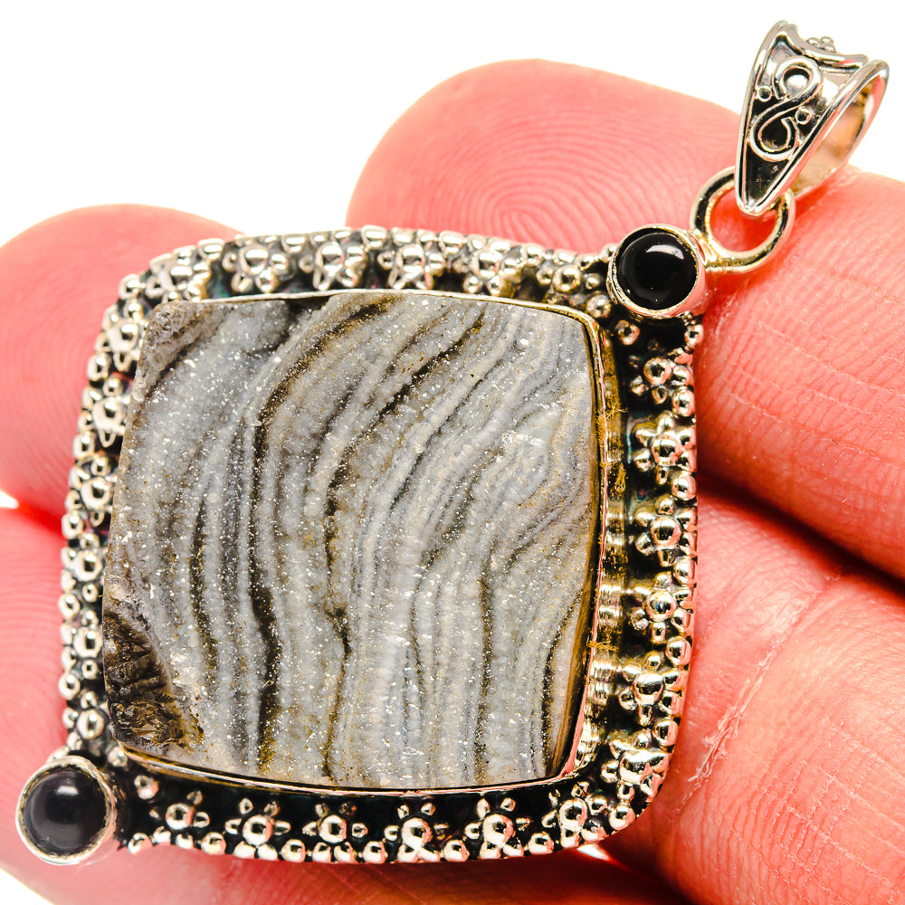 Desert Druzy Pendants handcrafted by Anasilvercos - PD22404