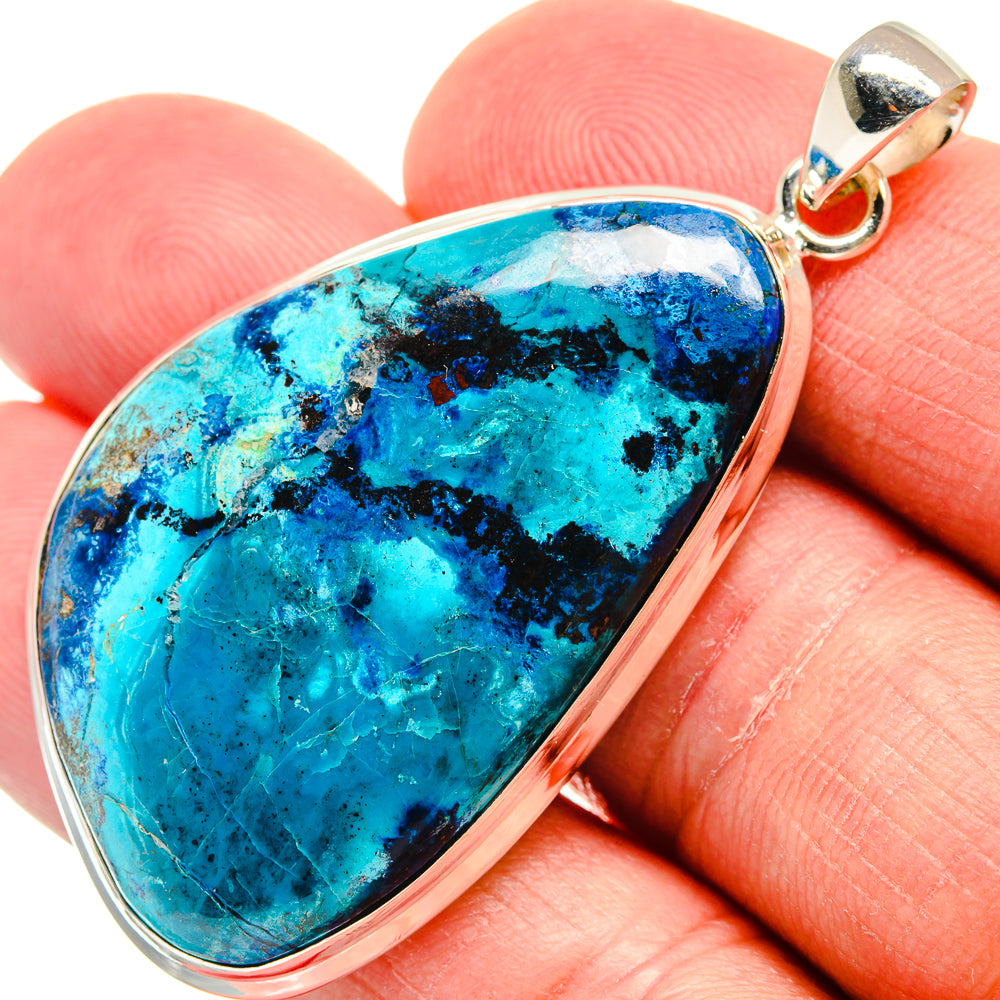 Shattuckite Pendants handcrafted by Anasilvercos - PD22420