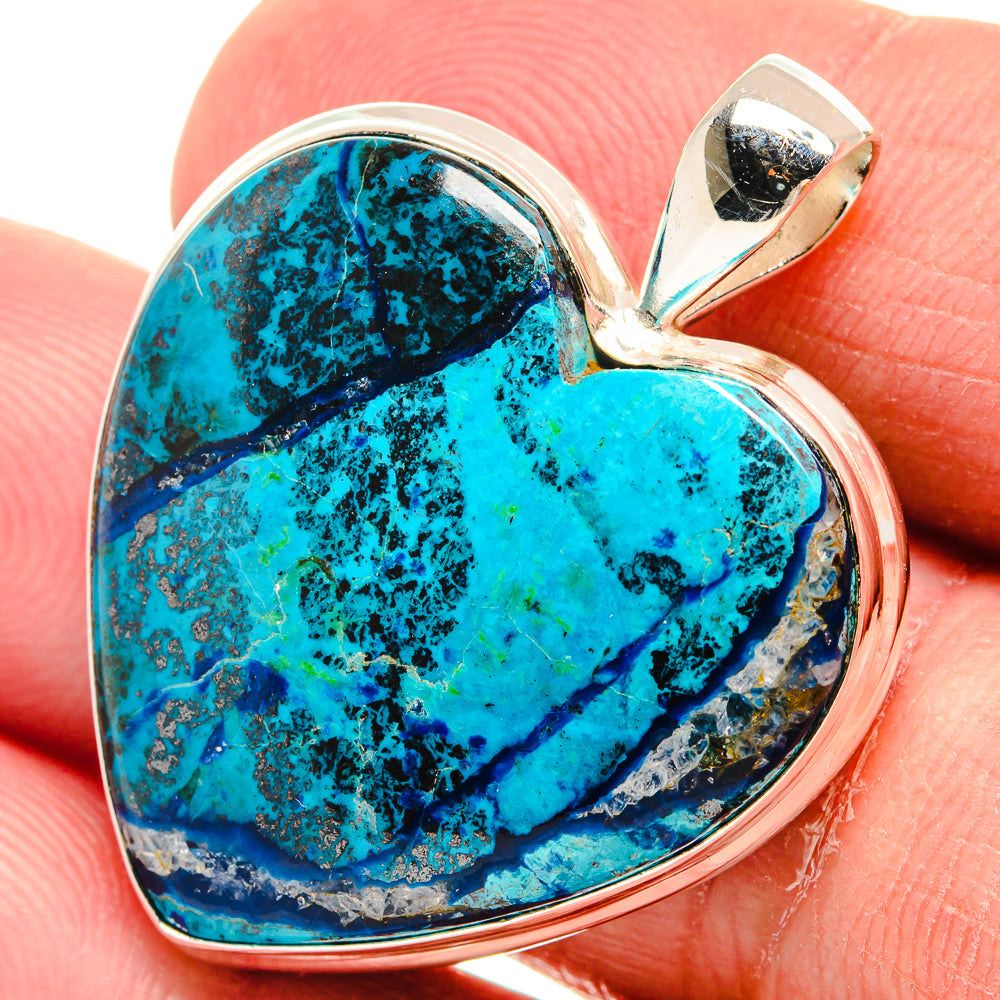 Shattuckite Pendants handcrafted by Anasilvercos - PD22422