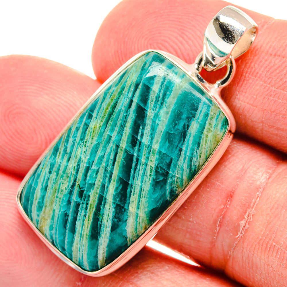 Amazonite Pendants handcrafted by Anasilvercos - PD22426