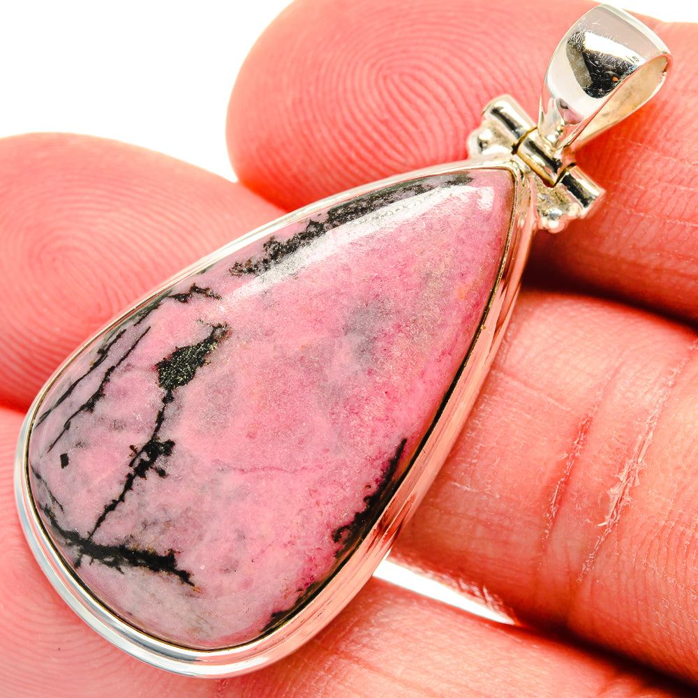 Rhodonite Pendants handcrafted by Anasilvercos - PD22435