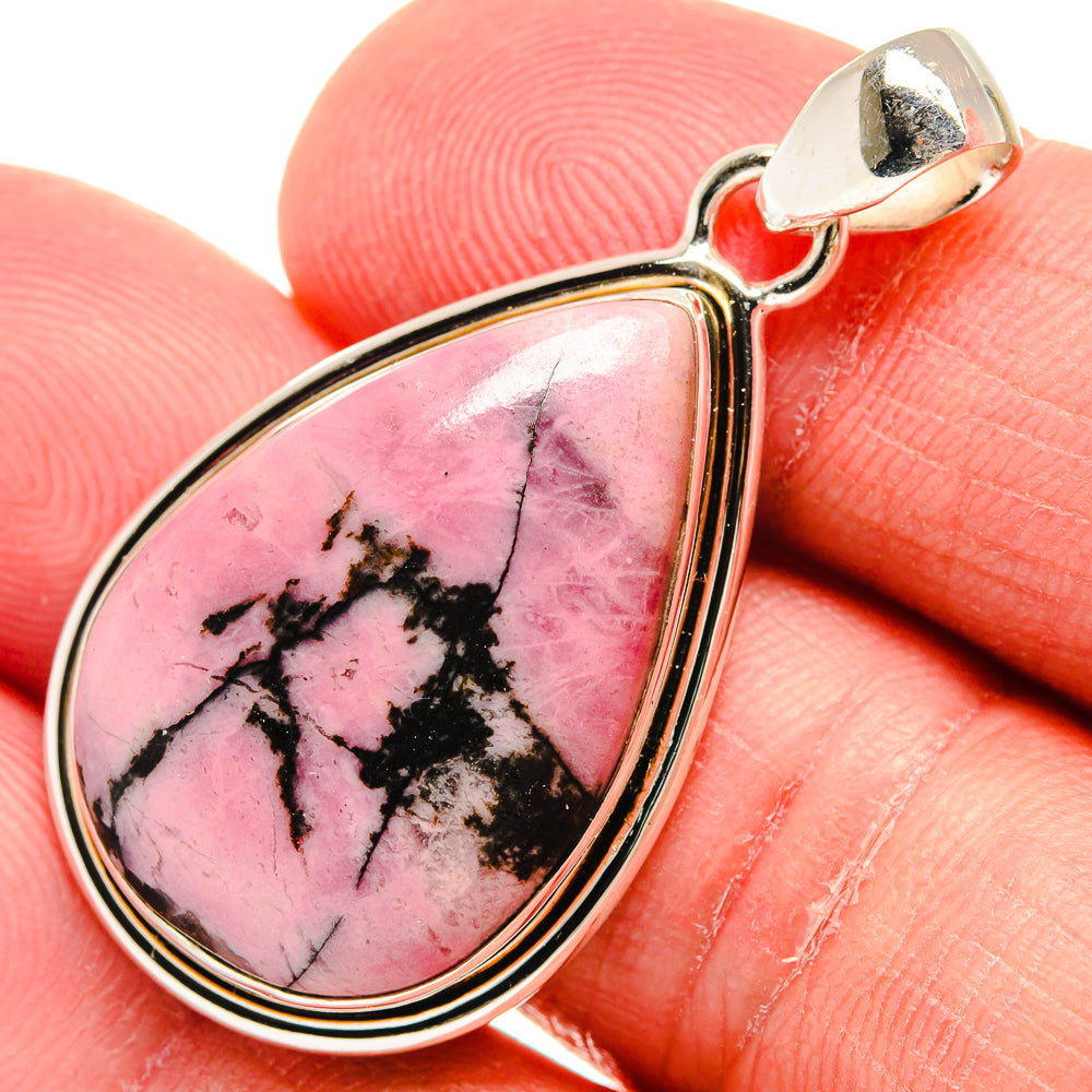 Rhodonite Pendants handcrafted by Anasilvercos - PD22437