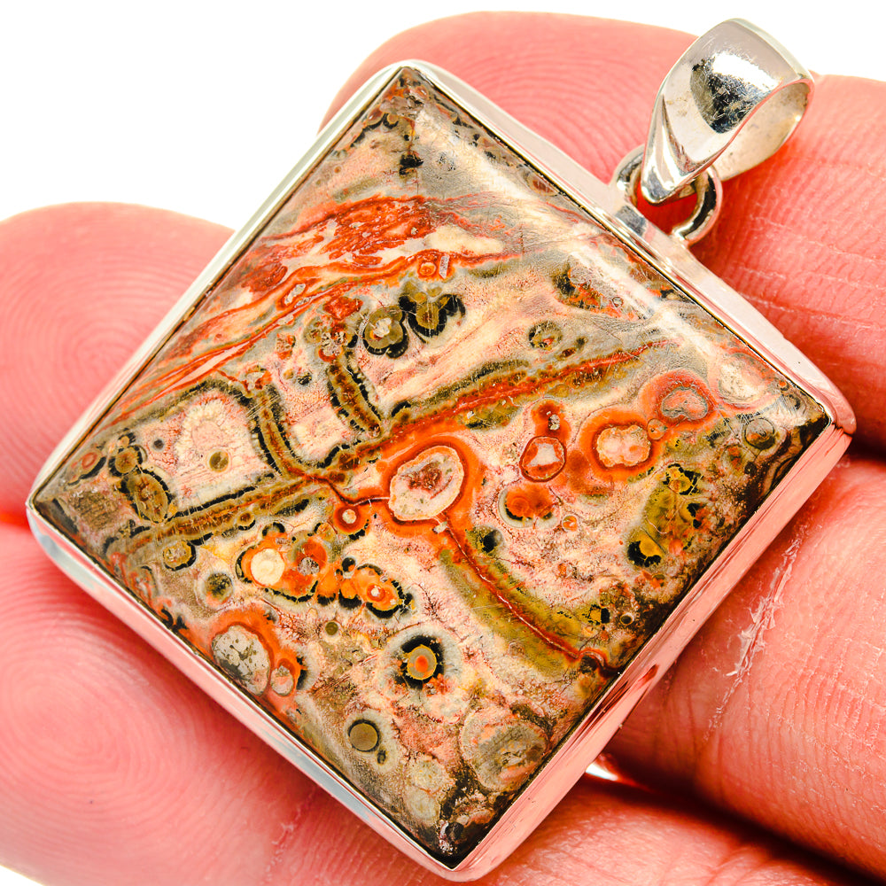 Poppy Jasper Pendants handcrafted by Anasilvercos - PD22466