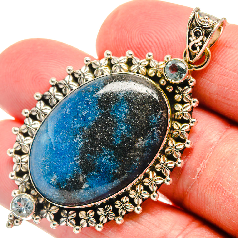 Shattuckite Pendants handcrafted by Anasilvercos - PD22471