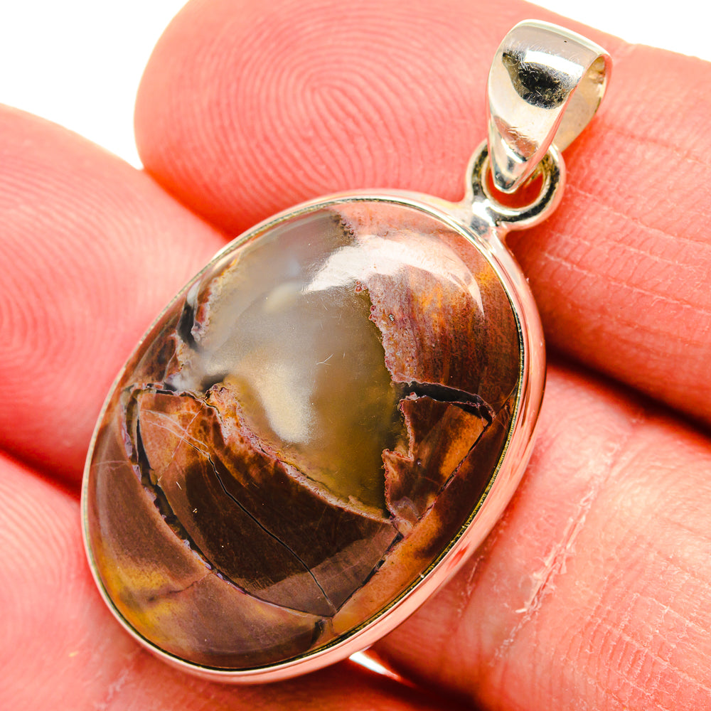Butterfly Jasper Pendants handcrafted by Anasilvercos - PD22486
