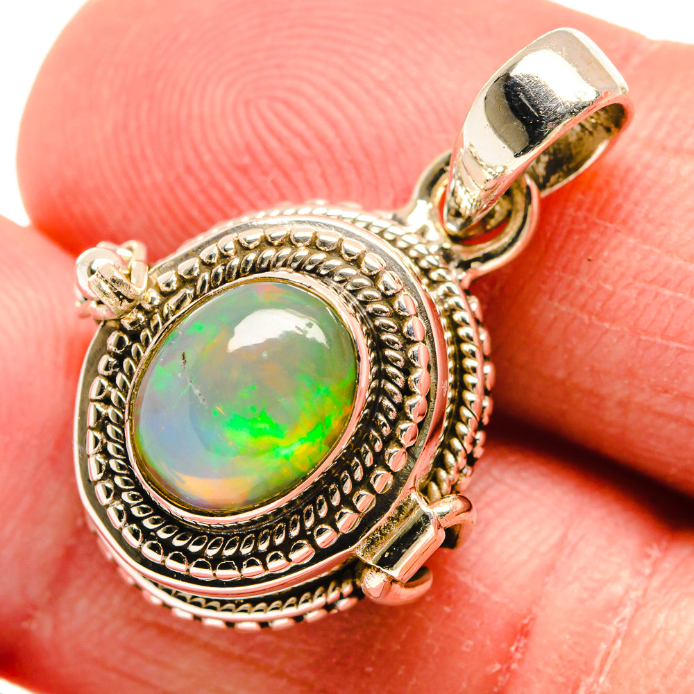 Ethiopian Opal Pendants handcrafted by Anasilvercos - PD22519