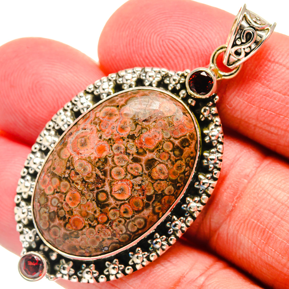 Poppy Jasper Pendants handcrafted by Anasilvercos - PD22520
