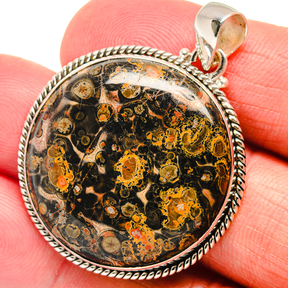 Poppy Jasper Pendants handcrafted by Anasilvercos - PD22523