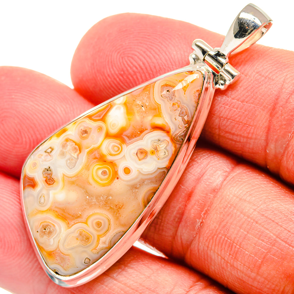 Ocean Jasper Pendants handcrafted by Anasilvercos - PD22527