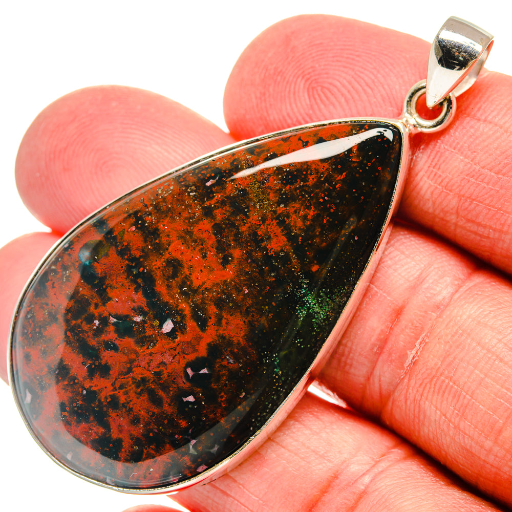 Bloodstone Pendants handcrafted by Anasilvercos - PD22545