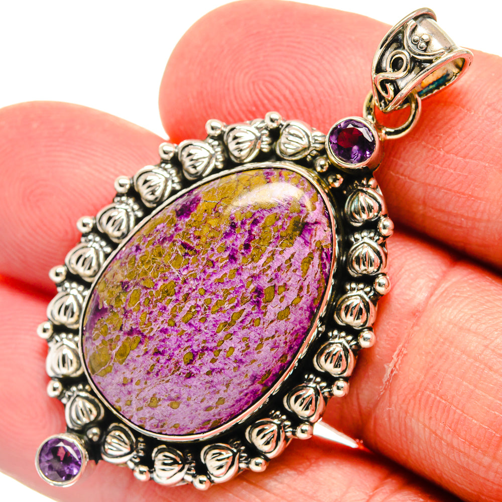 Stichtite Pendants handcrafted by Anasilvercos - PD22564