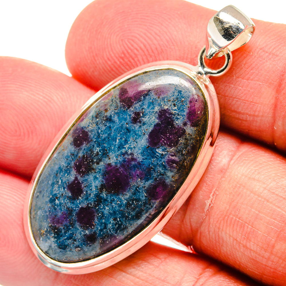 Ruby Fuchsite Pendants handcrafted by Anasilvercos - PD22566