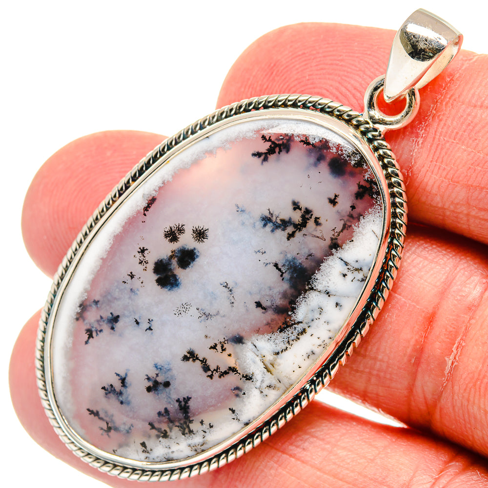 Dendritic Opal Pendants handcrafted by Anasilvercos - PD22592