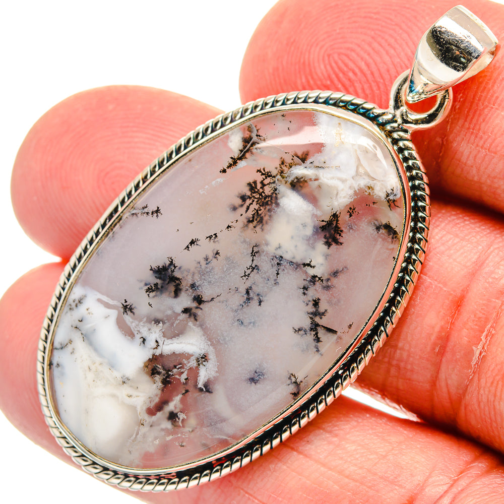Dendritic Opal Pendants handcrafted by Anasilvercos - PD22593