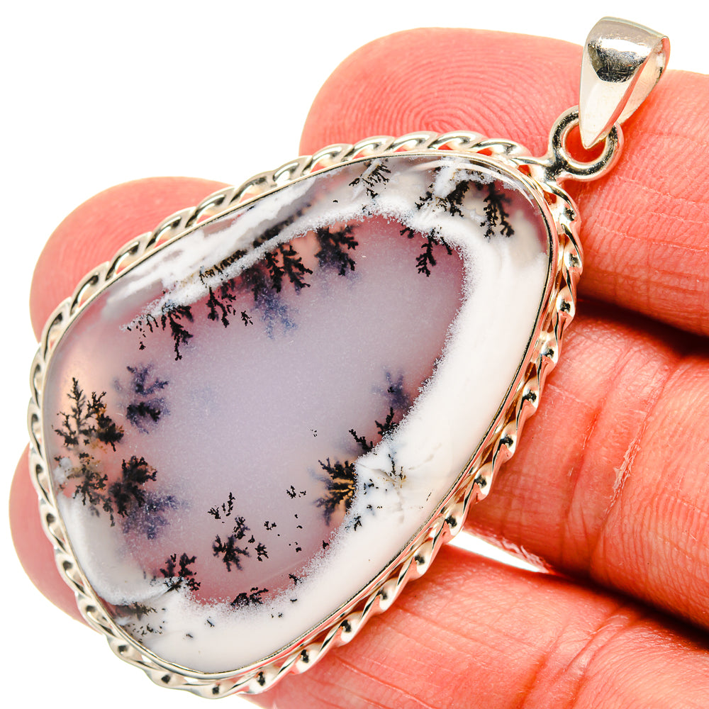 Dendritic Opal Pendants handcrafted by Anasilvercos - PD22594