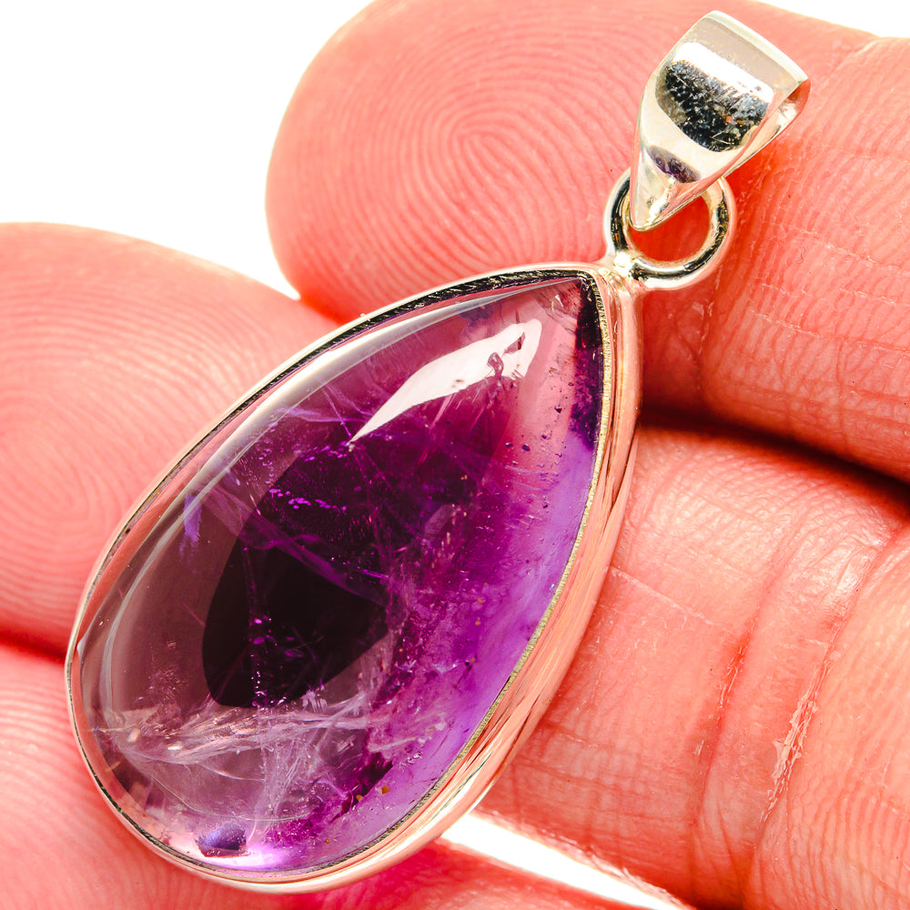 Amethyst Pendants handcrafted by Anasilvercos - PD22619