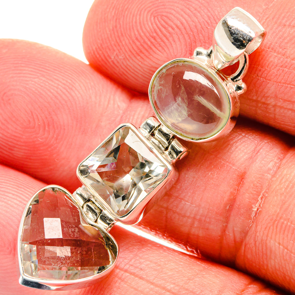 Prehnite Pendants handcrafted by Anasilvercos - PD22627