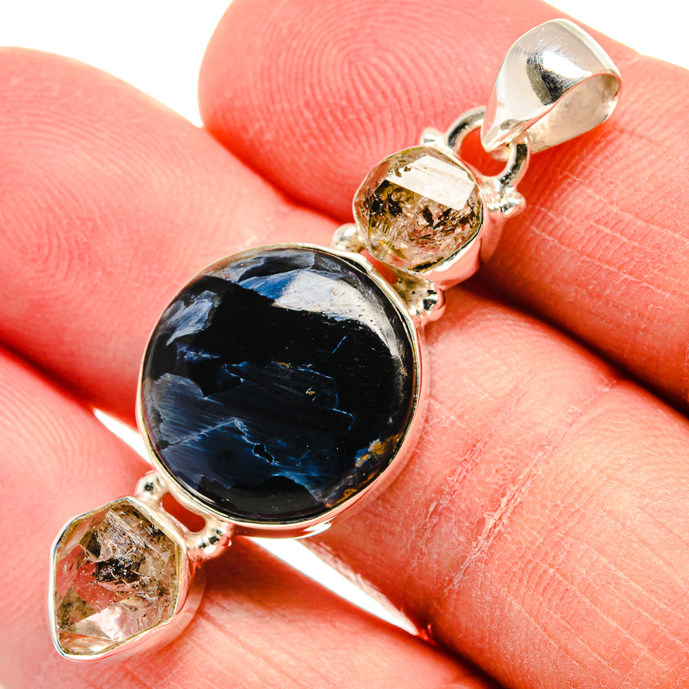 Pietersite Pendants handcrafted by Anasilvercos - PD22654