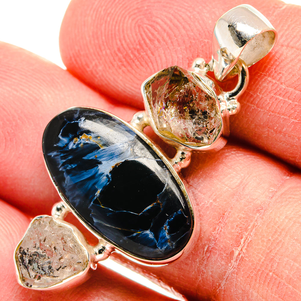 Pietersite Pendants handcrafted by Anasilvercos - PD22655