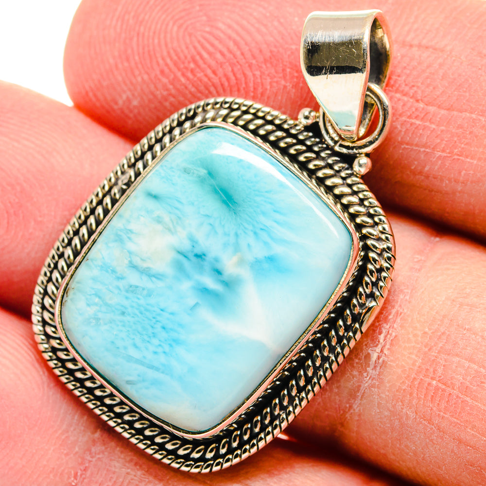 Larimar Pendants handcrafted by Anasilvercos - PD22658