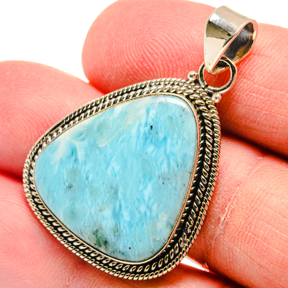 Larimar Pendants handcrafted by Anasilvercos - PD22661