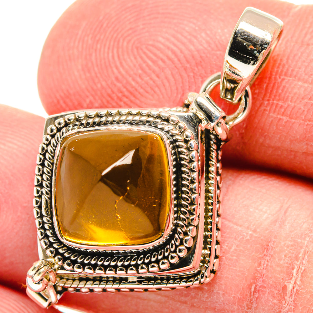 Citrine Pendants handcrafted by Anasilvercos - PD22672