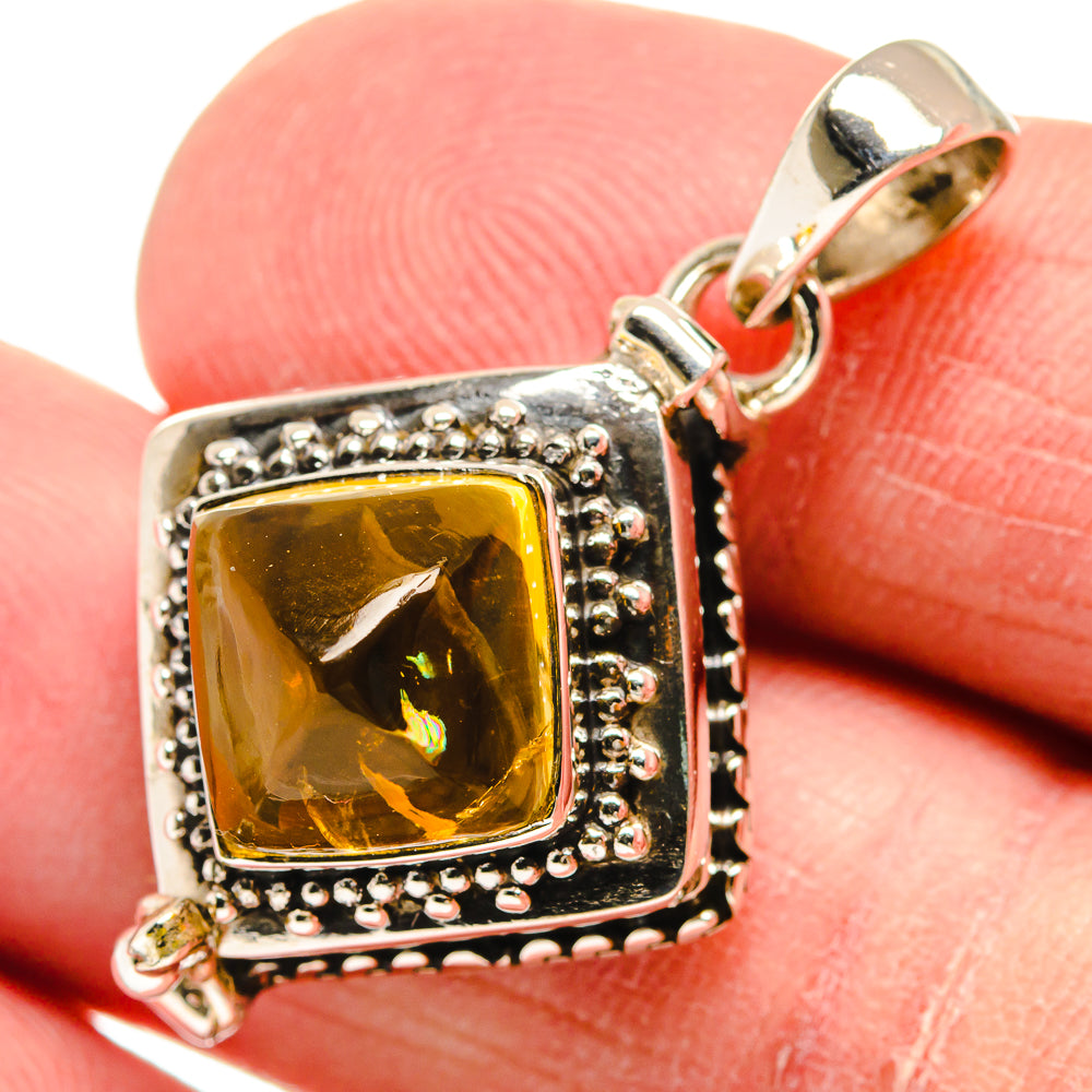 Citrine Pendants handcrafted by Anasilvercos - PD22677