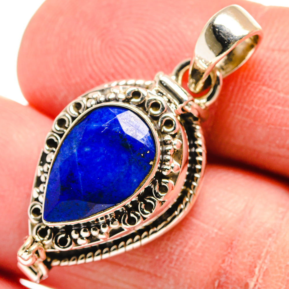 Lapis Lazuli Pendants handcrafted by Anasilvercos - PD22680