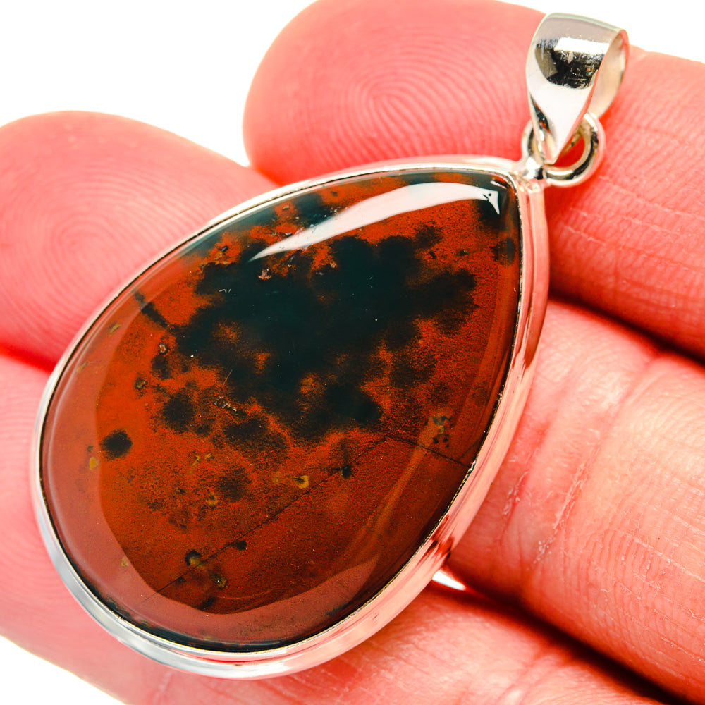 Bloodstone Pendants handcrafted by Anasilvercos - PD22692
