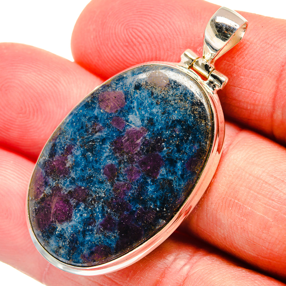 Ruby Fuchsite Pendants handcrafted by Anasilvercos - PD22694