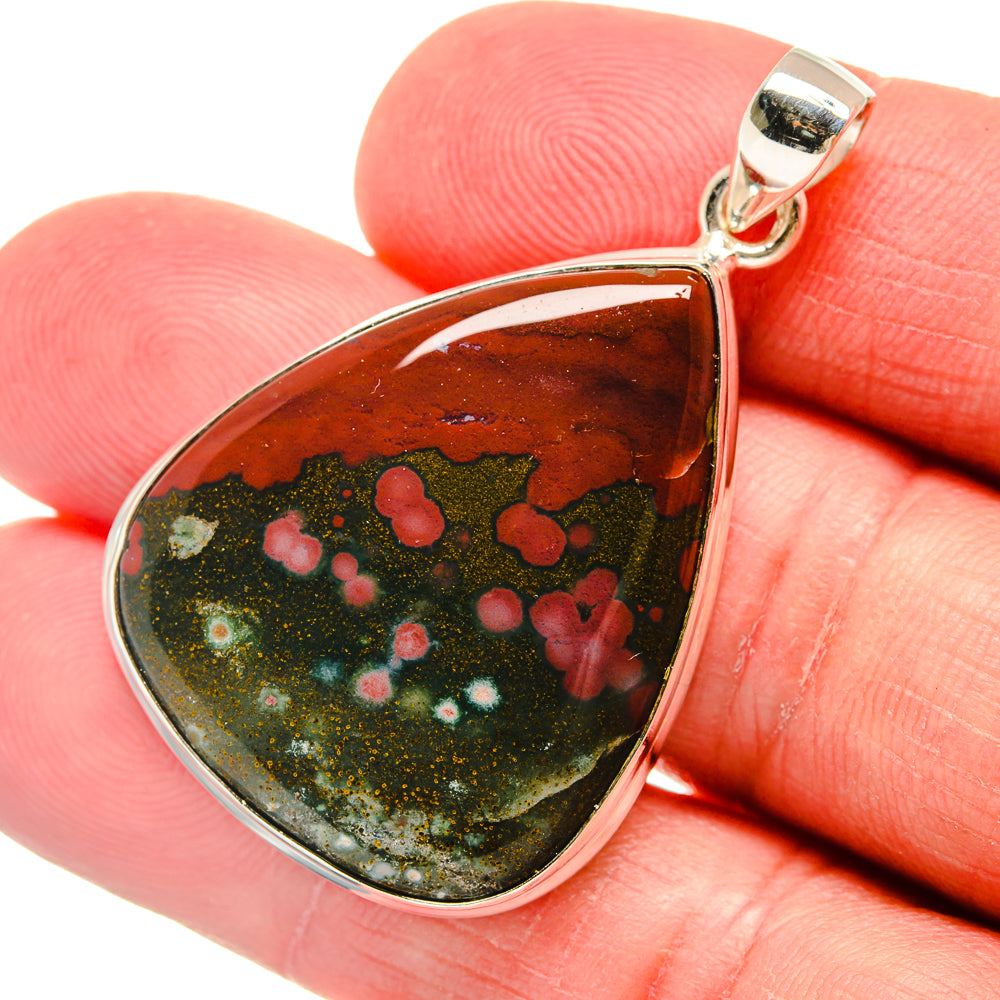 Ocean Jasper Pendants handcrafted by Anasilvercos - PD22696