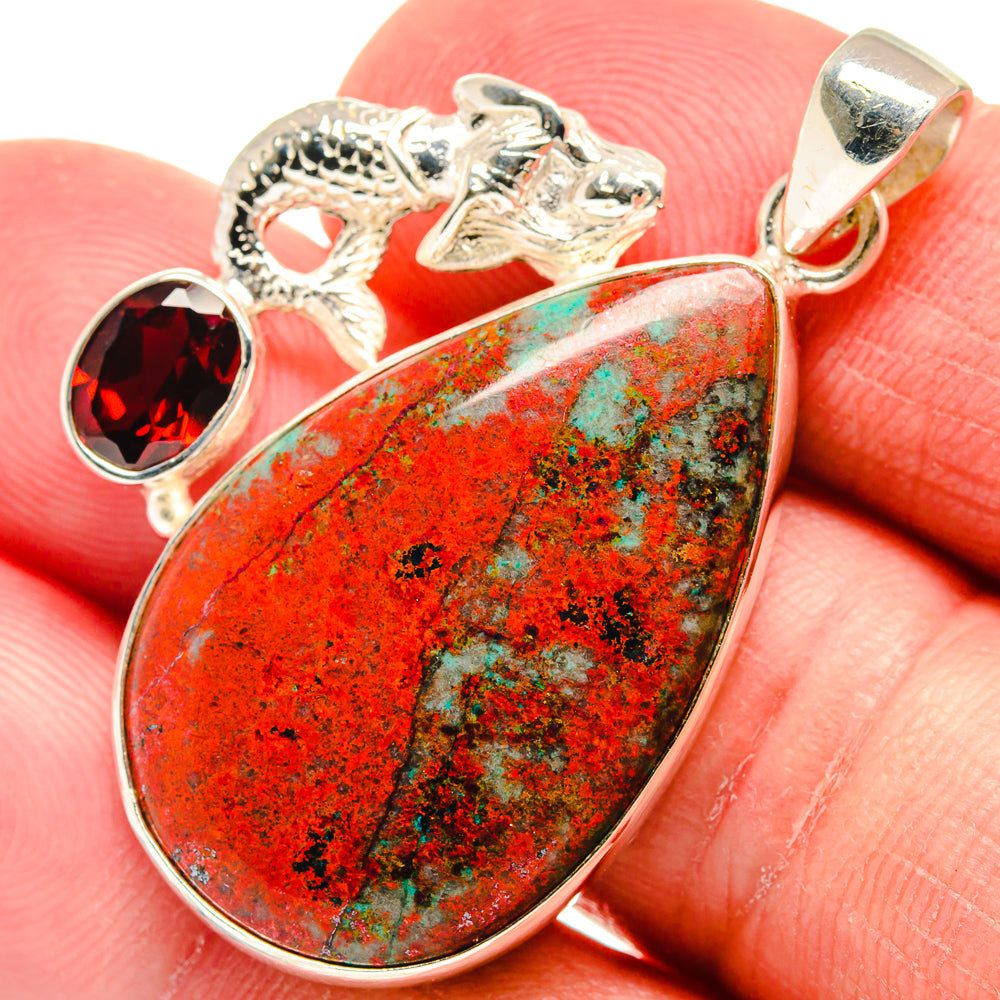 Bloodstone Pendants handcrafted by Anasilvercos - PD22698